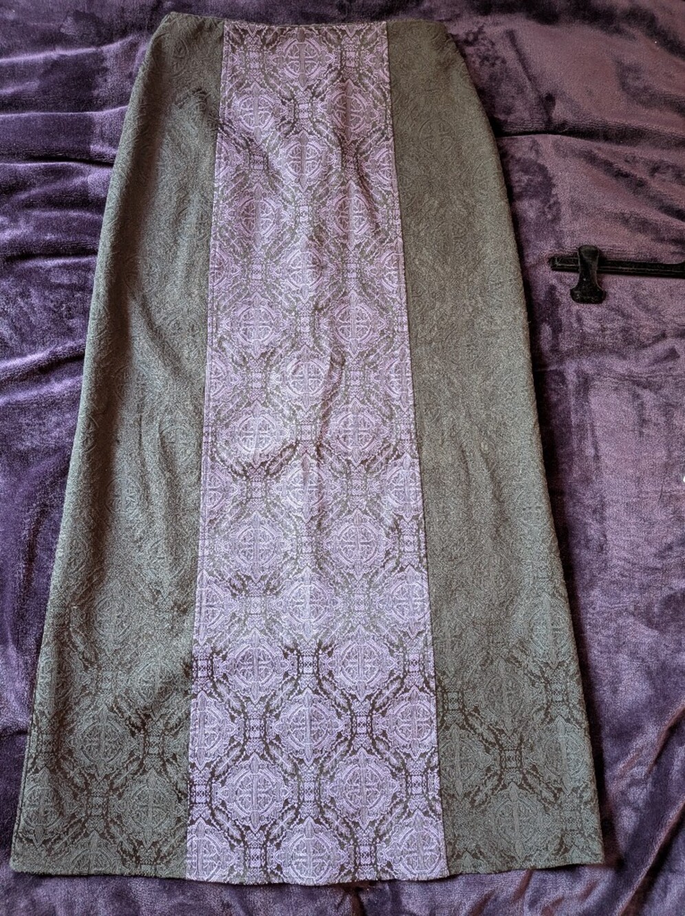 Morbid Threads Brocade Skirt